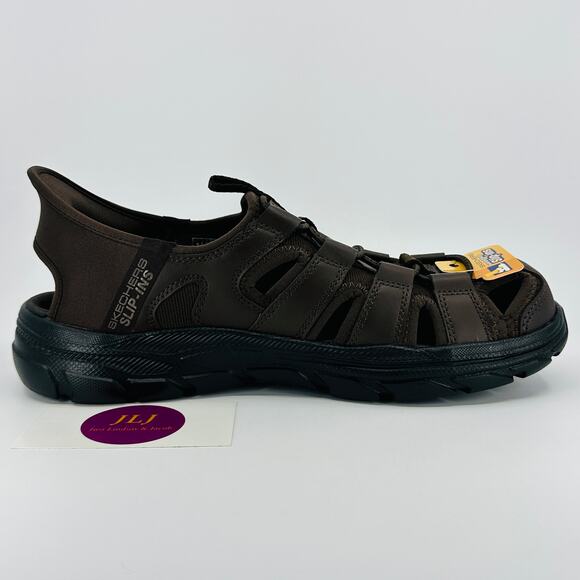 Skechers Men\'s Slip-Ins Relaxed Fit: Revolted - Vartan Sandals 205182 Size 8 main image 7